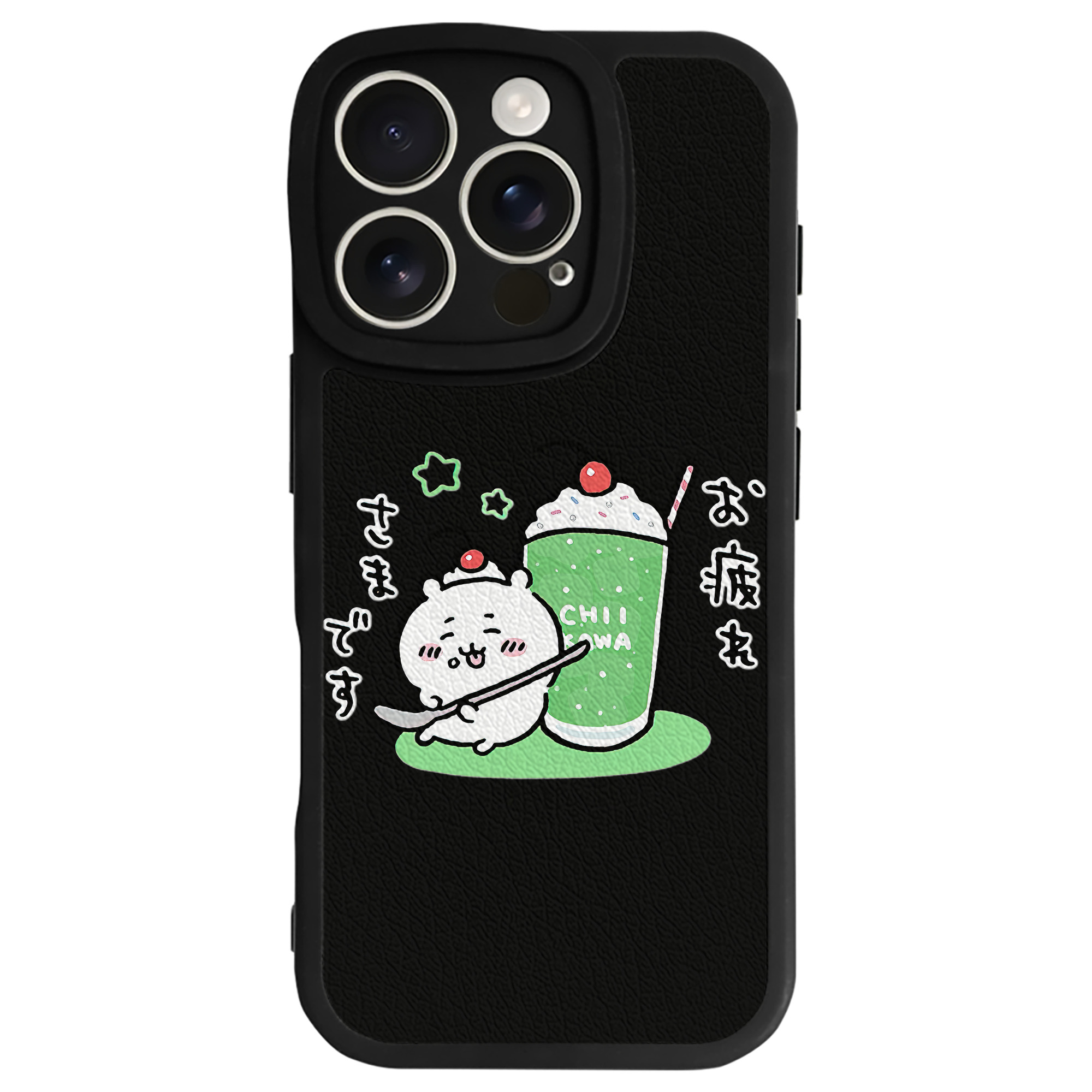 （画像用） ちいかわ ちいかわ Chii-kawa chiikawa 【iPhone 16シリーズ対応】シリコンスマホケース（レザー調） 材質：シリコン